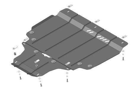 Защита картера и КПП (сталь) Motodor Mercedes-benz B-class (2011-2019) 01232