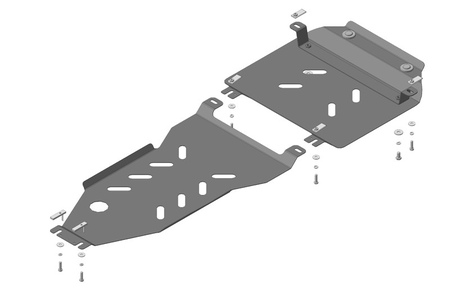 Защита картера (сталь) Motodor Mercedes-benz S-class (1998-2002) 01236