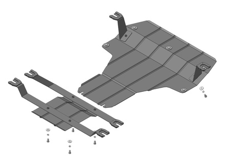 Защита картера и КПП (сталь) Motodor Mercedes-benz Vito (2014-2019) 01237