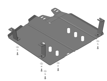 Защита топливного бака (сталь) Motodor Renault Duster (2011-2021) 01737