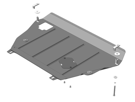 Защита картера и КПП (сталь) Motodor Toyota RAV 4 (2010-2012) 02552