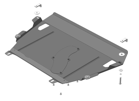 Защита картера и КПП (сталь) Motodor Toyota RAV 4 (2012-2019) 02564