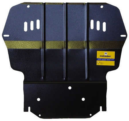 Защита картера и КПП (сталь) Motodor Skoda Superb (2013-2015) 02730