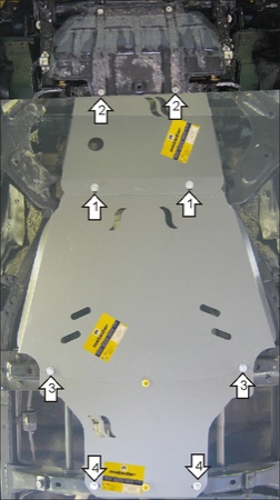 Защита картера, КПП и раздатки (сталь) Motodor Great Wall Safe (2004-2010) 03103