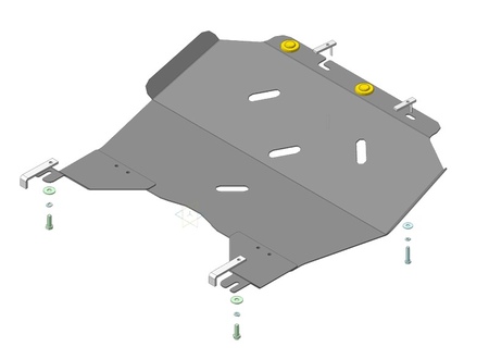 Защита картера и КПП (сталь) Motodor Ford Explorer (2010-2019) 10706