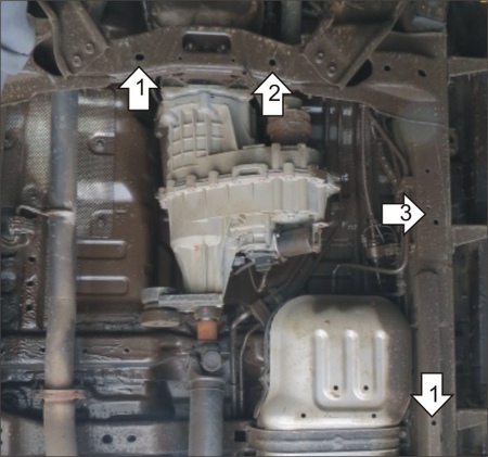 Дефлектор капота EGR Honda CR-V (1995-2001) 013011