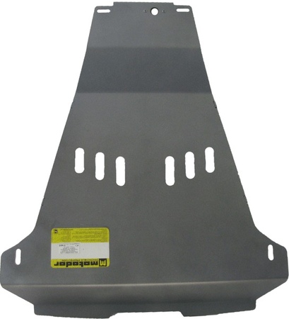 Защита заднего бампера (алюминий) Motodor Nissan X-Trail (2007-2015) 31405