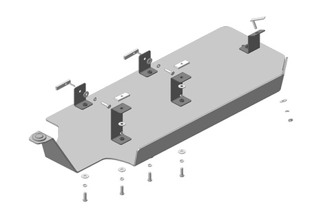 Защита трубок кондиционера (алюминий) Motodor Volkswagen Transporter/Caravelle (2009-2020) 32714