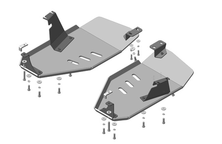 Защита топливного бака (алюминий) Motodor Land Rover Discovery Sport (2015-2019) 383222