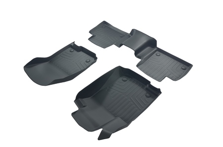 Коврики в салон резиновые SRTK LUX для Mercedes-Benz GLS-class (2015-2019) 3D.MB.GLS.15G.08004