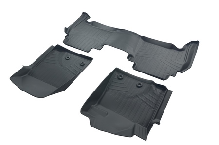 Коврики в салон резиновые SRTK LUX для Toyota Land Cruizer 200 (2012-2021) 3D.TY.LC.200.07G.08001