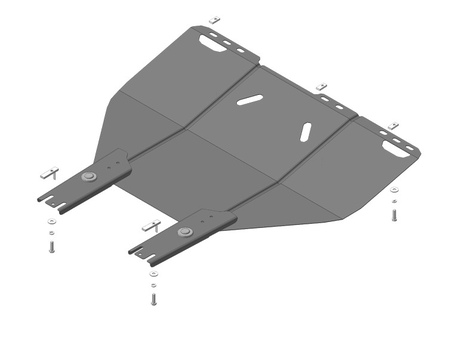 Защита картера и КПП (сталь) Motodor Ford Focus (2005-2011) 60702