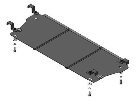 Защита картера и КПП (сталь) Motodor Ford Kuga (2013-2019) 60706