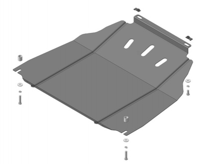 Защита картера и КПП (сталь) Motodor Opel Mokka (2012-2019) 61502