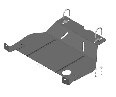 Защита картера и КПП (сталь) Motodor Lada Priora (2007-2013) 62102