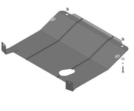 Защита картера и КПП (сталь) Motodor Lada Kalina (2013-2019) 62104