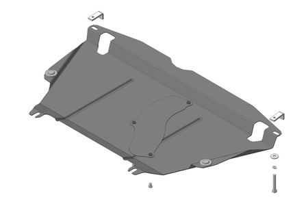 Защита картера и КПП (сталь) Motodor Toyota RAV 4 (2012-2019) 62503