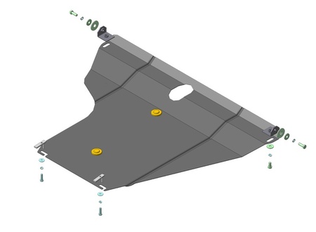 Защита картера и КПП (сталь) Motodor BYD F3 (2006-2013) 64501