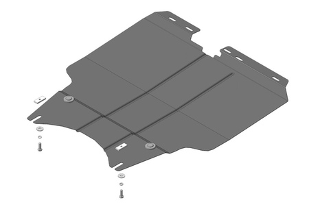 Защита картера и КПП (сталь) Motodor Lifan X60 (2011-2021) 64703