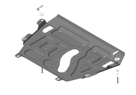 Защита картера и КПП (сталь) Motodor Toyota RAV 4 (2012-2019) 72503