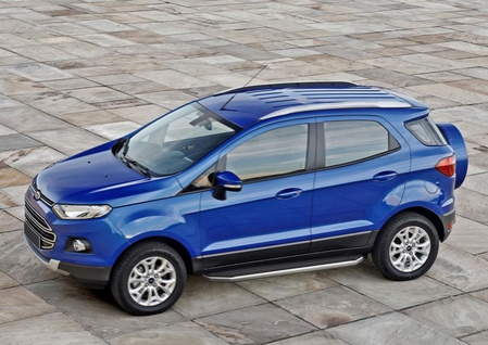 Пороги алюминиевые Premium Ford Ecosport (2014-2019) A160ALP.1806.1