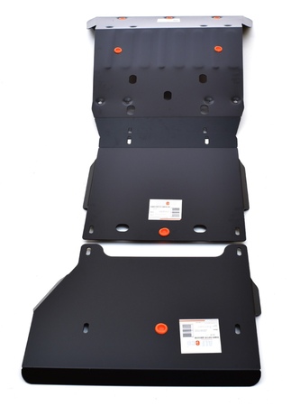 Защита картера двигателя, КПП и РК (сталь) Alfeco для Volkswagen Amarok Double Cab (2010-2023) ALF2635st