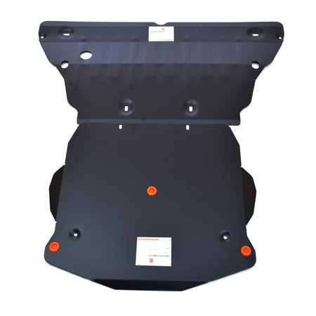 Защита картера двигателя и КПП (сталь) Alfeco для Audi A4 (2015-2025) ALF3042st