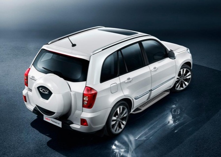 Пороги алюминиевые Bmw-Style Chery  Tiggo 3 (2017-2020) B160AL.0903.1