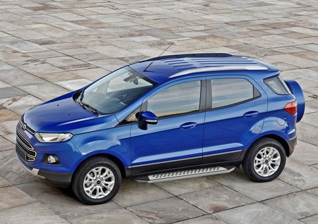 Пороги алюминиевые Bmw-Style Ford Ecosport (2014-2019) B160AL.1806.1