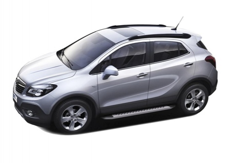 Пороги алюминиевые Bmw-Style Chevrolet Tracker (2013-2019) B160AL.4202.1