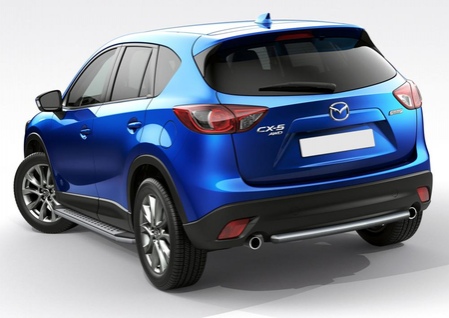 Пороги алюминиевые Bmw-Style Mazda CX-5 (2011-2017) B173AL.3801.3