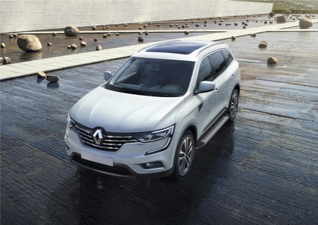 Пороги алюминиевые Bmw-Style Renault  Koleos (2017-2023) B173AL.4704.1