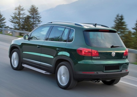 Пороги алюминиевые Bmw-Style Volkswagen  Tiguan (2007-2017) B173AL.5802.2