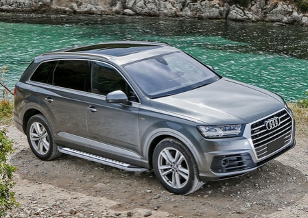 Пороги алюминиевые Bmw-Style Audi Q7 (2015-2020) B193AL.0304.1