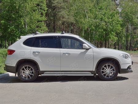 Пороги труба d63 вариант 1 RUSSTAL Brilliance V5 (2014-2018) BV5T-0027021