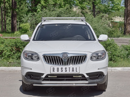 Защита переднего бампера d42 секции RUSSTAL Brilliance V5 (2014-2018) BV5Z-002697