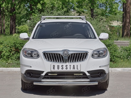 Защита переднего бампера d63 секции RUSSTAL Brilliance V5 (2014-2018) BV5Z-002699