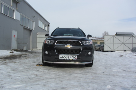 Защита переднего бампера d57 Chevrolet Captiva (2013-2020) CHCap13-002