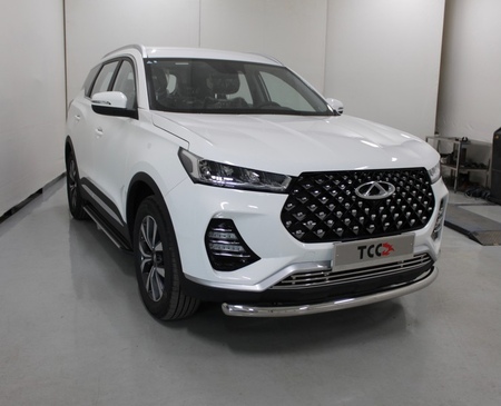 Защита переднего бампера 60,3 мм Chery Tiggo 7 PRO (2020-2023) CHERTIG7P20-17