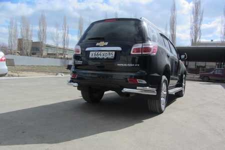 Уголки d76+d42 двойные Chevrolet Trailblazer (2012-2020) CHTB12-014