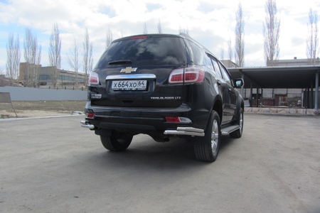 Уголки d57+d42 двойные Chevrolet Trailblazer (2012-2020) CHTB12-016