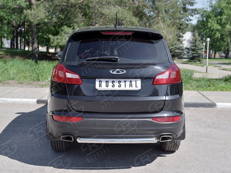 Защита заднего бампера d63 дуга RUSSTAL Chery Tiggo 5 (2014-2020) CT5Z-002268