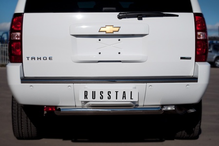 Защита заднего бампера d76 RUSSTAL Chevrolet Tahoe (2012-2014) CTHZ-000931