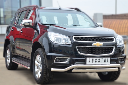 Защита порогов d42 RUSSTAL Chevrolet Trailblazer (2013-2019) CTRT-001509