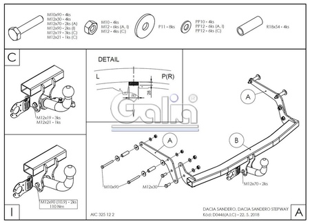 Фаркопы для Renault Sandero Stepway