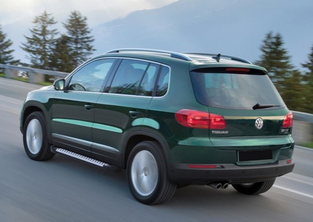 Пороги алюминиевые Bmw-Style Volkswagen Tiguan (2007-2017) D173AL.5802.2