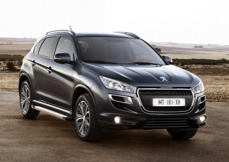 Пороги алюминиевые Silver new Peugeot  4008 (2012-2016) F173AL.4005.1