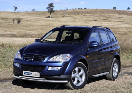 Пороги алюминиевые Silver new Ssang Yong  Kyron (2007-2015) F173AL.5301.1