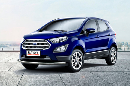 Защита переднего бампера d57 Ford Ecosport (2017-2020) FES002