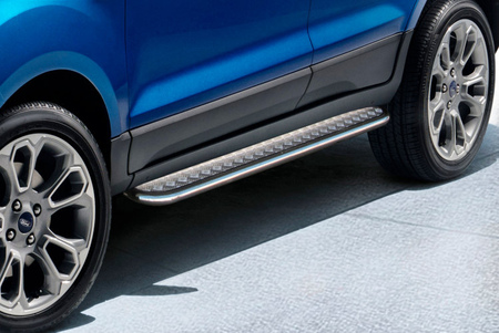 Защита порогов d42 с листом Ford Ecosport (2017-2020) FES003